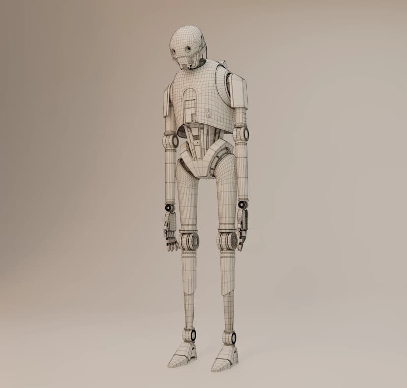 Robot - Wireframe